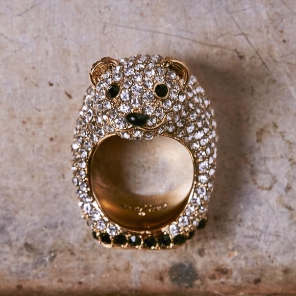 Kate Spade COLD COMFORTS POLAR BEAR RING - Picture 4 of 8